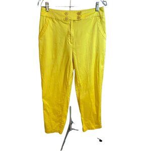 Erin London Yellow Ankle Pants Sz 8